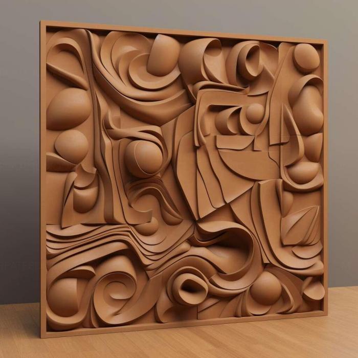 نموذج ثلاثي الأبعاد لآلة CNC 3D Art 